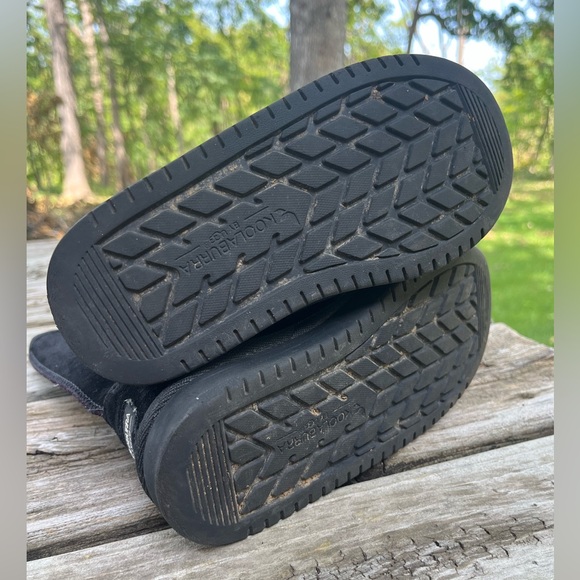 Black Ugg Boots Girls Sz 12 KOOLABURRA by UGG Black Suede, Fuzzy Lining Inside - Picture 9 of 14